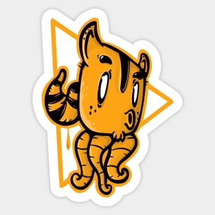 yellow bug Sticker